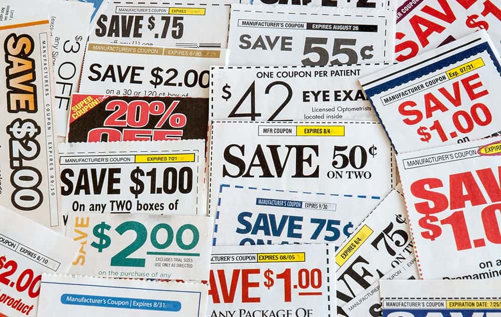 lots of different manufacturers coupons